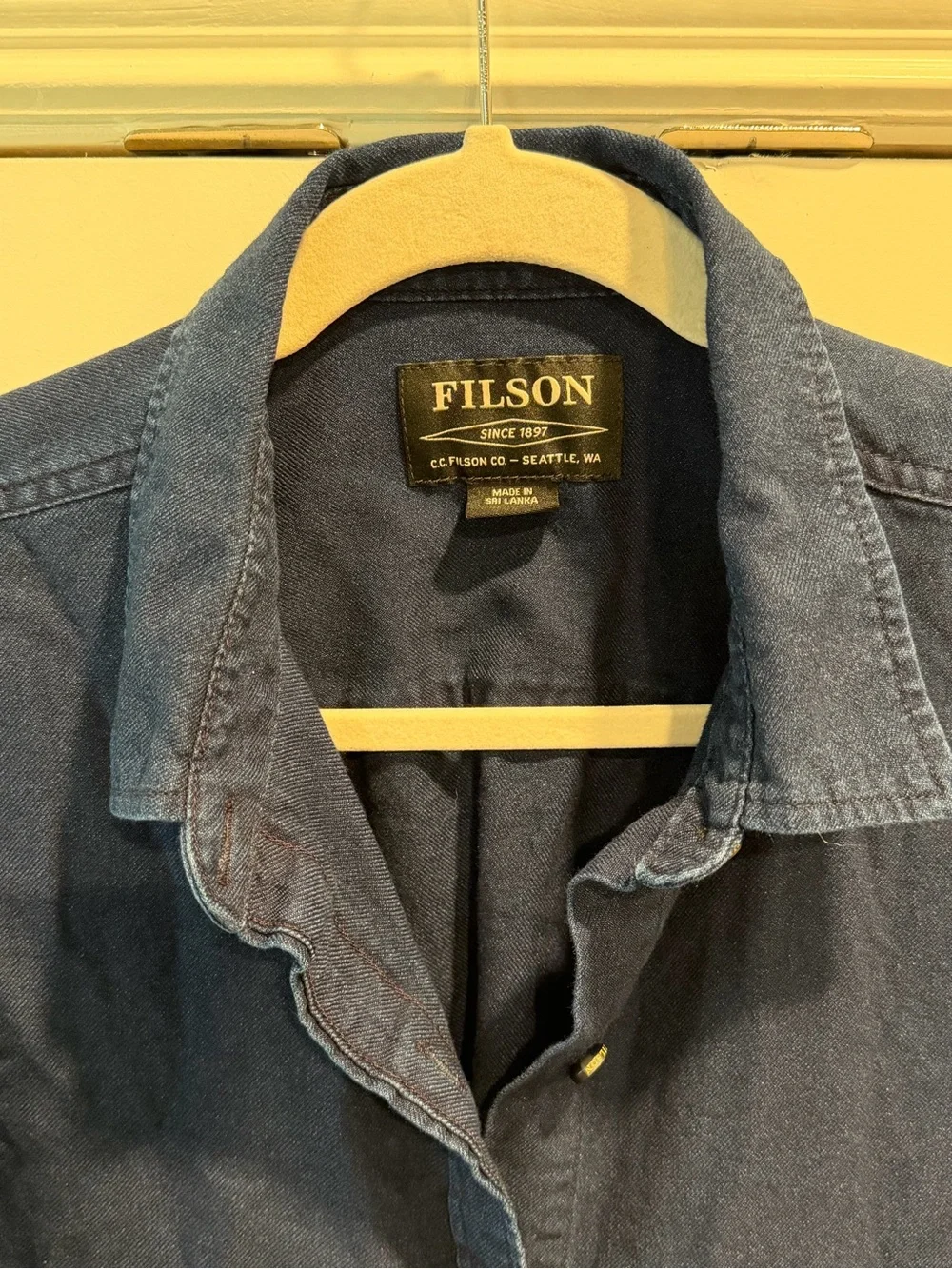 Filson Women's Dark Blue Denim Shirt